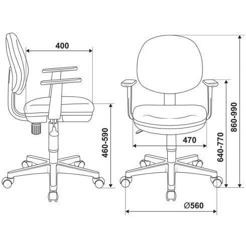 Кресло детское Бюрократ CH-W356AXSN/15-107